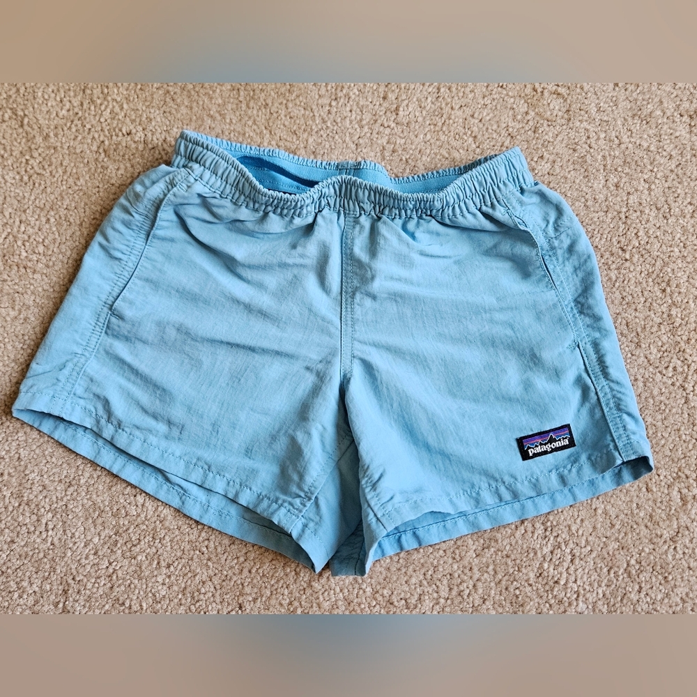 Patagonia Kid's Baggies Shorts - Medium, Blue  Outdoor Hiking Spring Break